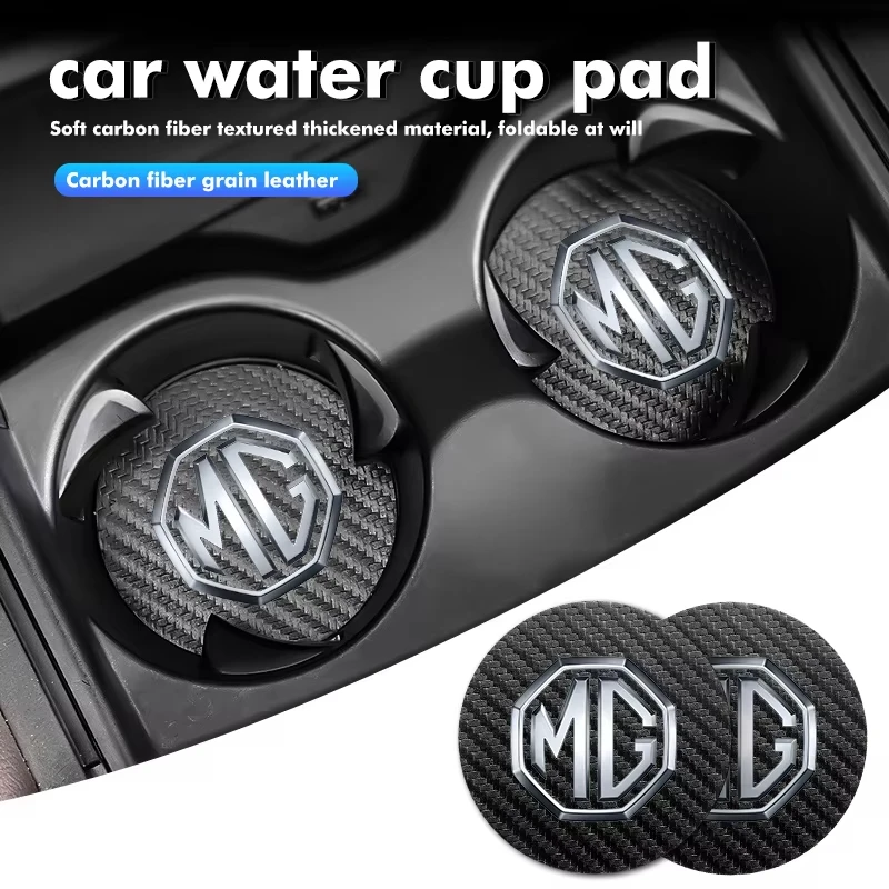 Carbon Fiber Car Cup Mat Anti Slip Mute Cup Holder Pad Auto Interior Accessories For MG ZS MG4 EV MG5 MG HS MG3 MG6
Carbon Fiber Car Cup Mat Anti Slip Mute Cup Holder Pad Auto Interior Accessories For MG ZS MG4 EV MG5 MG HS MG3 MG6