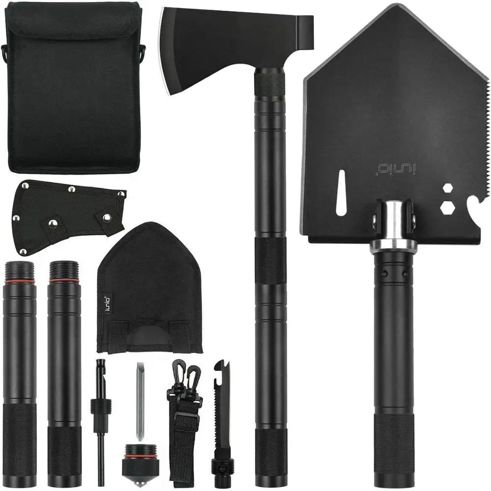 Compact Folding Shovel for Camping, Hiking, Survival, and Emergency Car Kit
Compact Folding Shovel for Camping, Hiking, Survival, and Emergency Car Kit