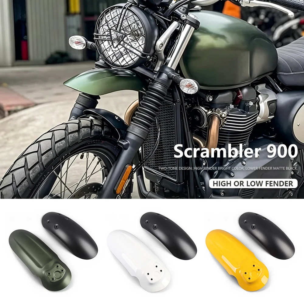 High & Low Front Fender Mudguard For Scrambler 900 SCRAMBLER900 2019-2025 Motorcycle Accessories Flap Splash Cover Protector
High & Low Front Fender Mudguard For Scrambler 900 SCRAMBLER900 2019-2025 Motorcycle Accessories Flap Splash Cover Protector