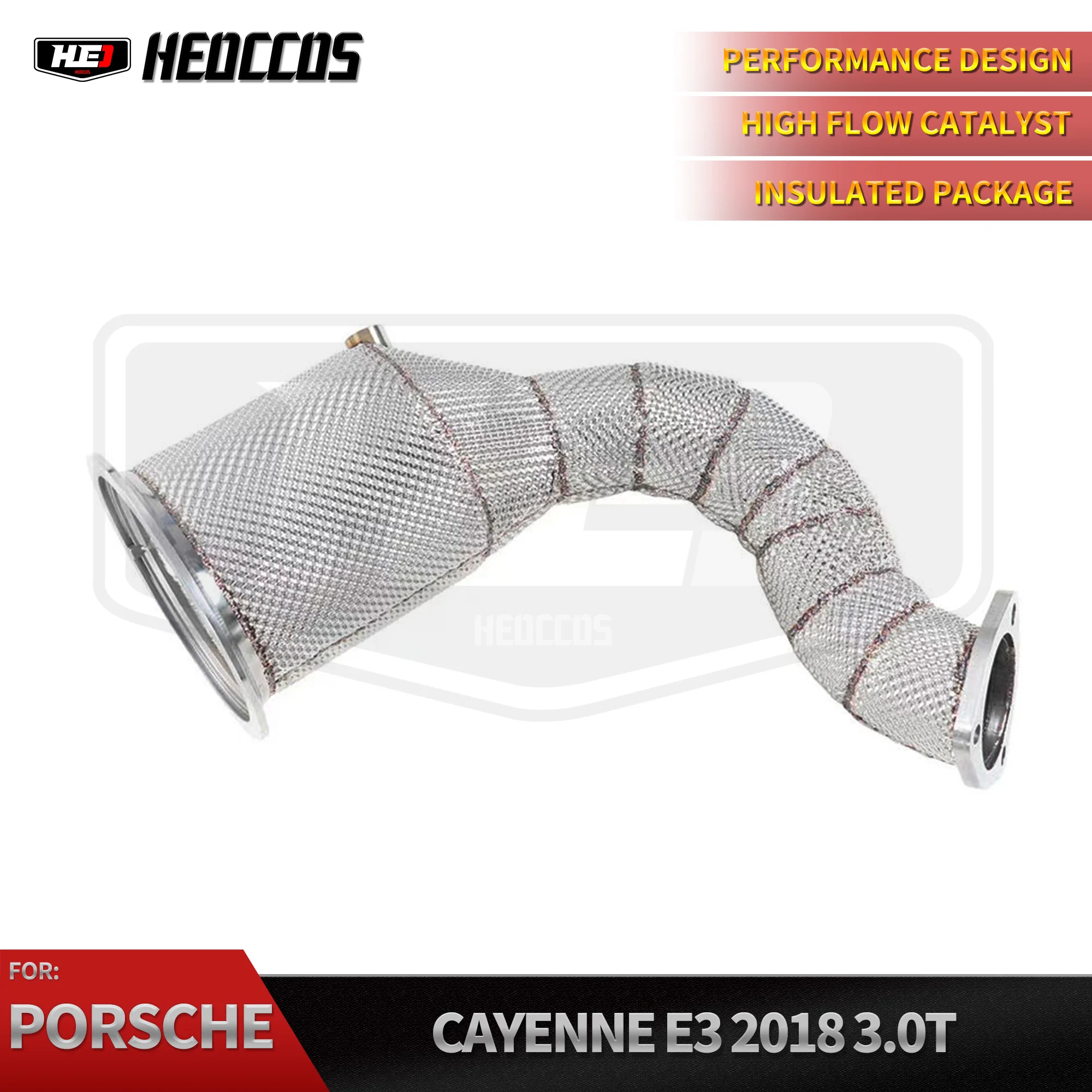 HEO High Quality Exhaust Catalytic Downpipe for Porsche Cayenne (E3 9Y0) 2017-2019 3.0T With Heat ShieldExhaust Pipes
HEO High Quality Exhaust Catalytic Downpipe for Porsche Cayenne (E3 9Y0) 2017-2019 3.0T With Heat ShieldExhaust Pipes
