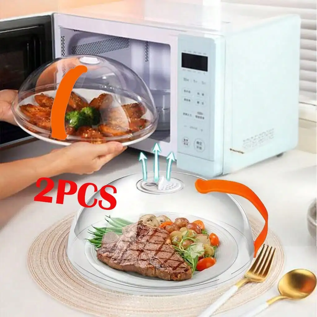 Комплект из 2 прозрачных чехлов для микроволновой печи. С ручкой и регулируемыми вентиляционными отверстиями для очистки в микроволновой печи.
Комплект из 2 прозрачных чехлов для микроволновой печи. С ручкой и регулируемыми вентиляционными отверстиями для очистки в микроволновой печи.