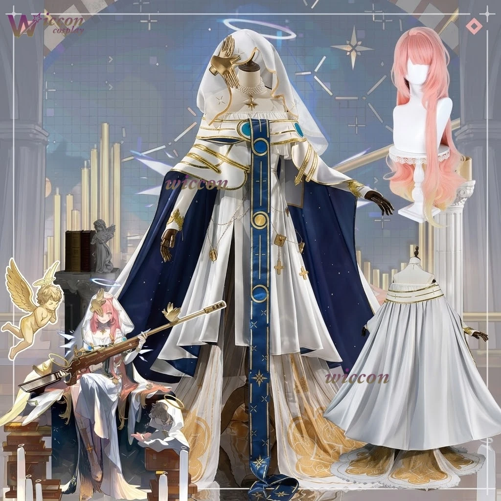 Arknights Remu An Twilight Requiem Anime Cosplay Set White Dress Veil Cloak Perfect for Halloween & Cosplay Events
Arknights Remu An Twilight Requiem Anime Cosplay Set White Dress Veil Cloak Perfect for Halloween & Cosplay Events