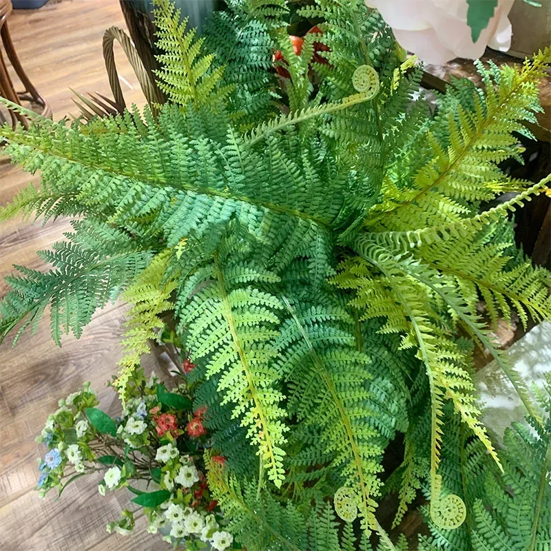 56cm Large Artificial Flower Boston Fern Bunch Plastic Green Plants Fake Leaves Craft Fake Foliage Home Decoration
56cm Large Artificial Flower Boston Fern Bunch Plastic Green Plants Fake Leaves Craft Fake Foliage Home Decoration