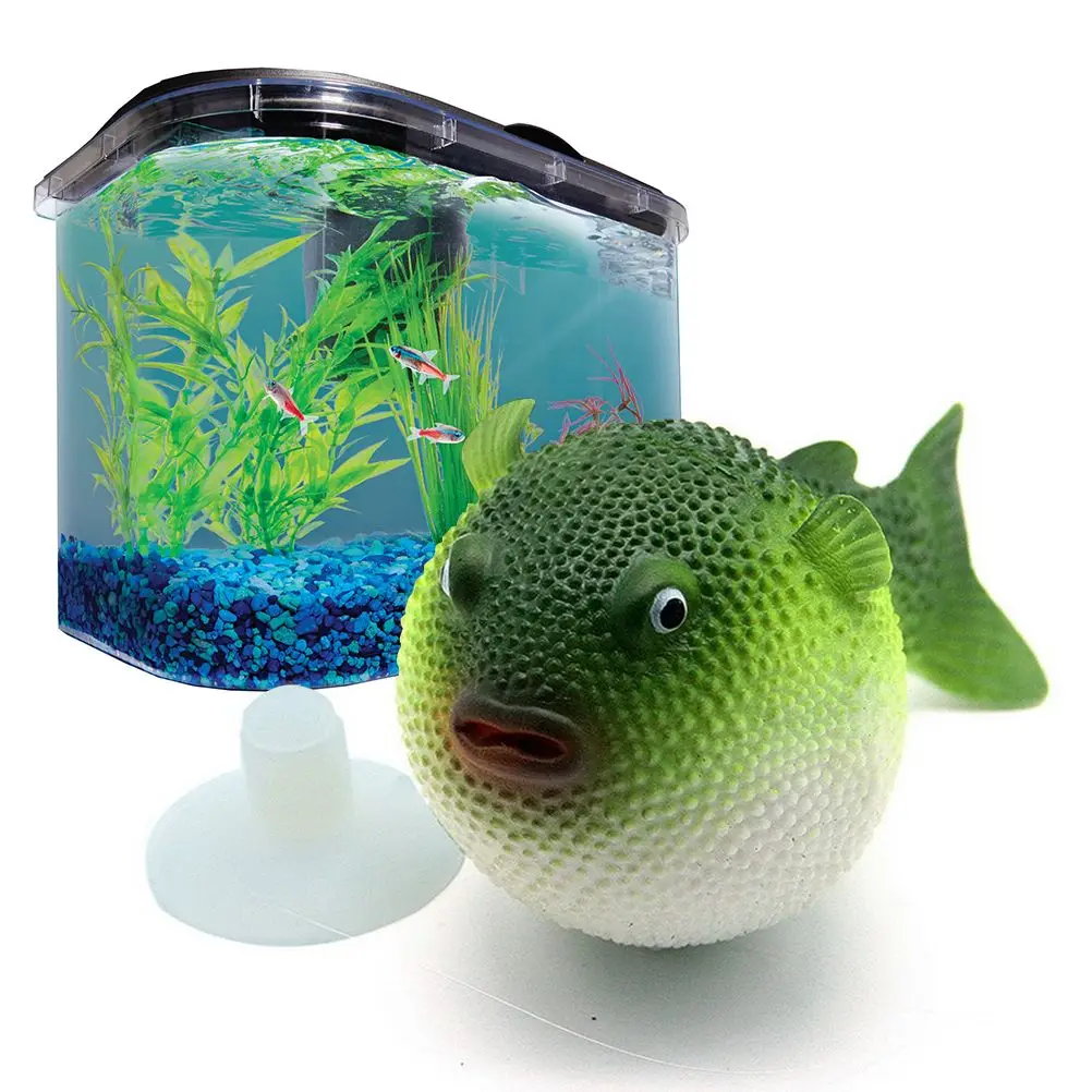Lifelike Simulation Puffer Fish Tank Decoration Green Small Plastic Aquarium Decor Glow in Dark Underwater Pet Supplies
Lifelike Simulation Puffer Fish Tank Decoration Green Small Plastic Aquarium Decor Glow in Dark Underwater Pet Supplies