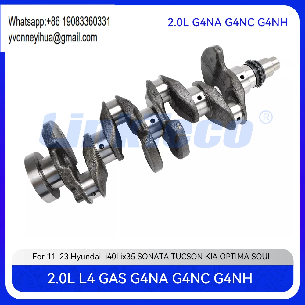Коленчатый вал двигателя для 2.0T L L4 GAS G4NA G4NC G4NE G4NH, подходит для Hyundai Creta, Elantra, i40, Carens, KIA Soul, Sportage 2.0L 2.0T 2011-2023 гг.
Коленчатый вал двигателя для 2.0T L L4 GAS G4NA G4NC G4NE G4NH, подходит для Hyundai Creta, Elantra, i40, Carens, KIA Soul, Sportage 2.0L 2.0T 2011-2023 гг.