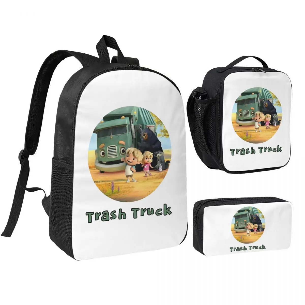 Trash Truck Animation Backpack Student Boys Girls BookBag School Bag Laptop Shoulder Bags 3ps Insulated Lunch Bag Pencil Case
Trash Truck Animation Backpack Student Boys Girls BookBag School Bag Laptop Shoulder Bags 3ps Insulated Lunch Bag Pencil Case