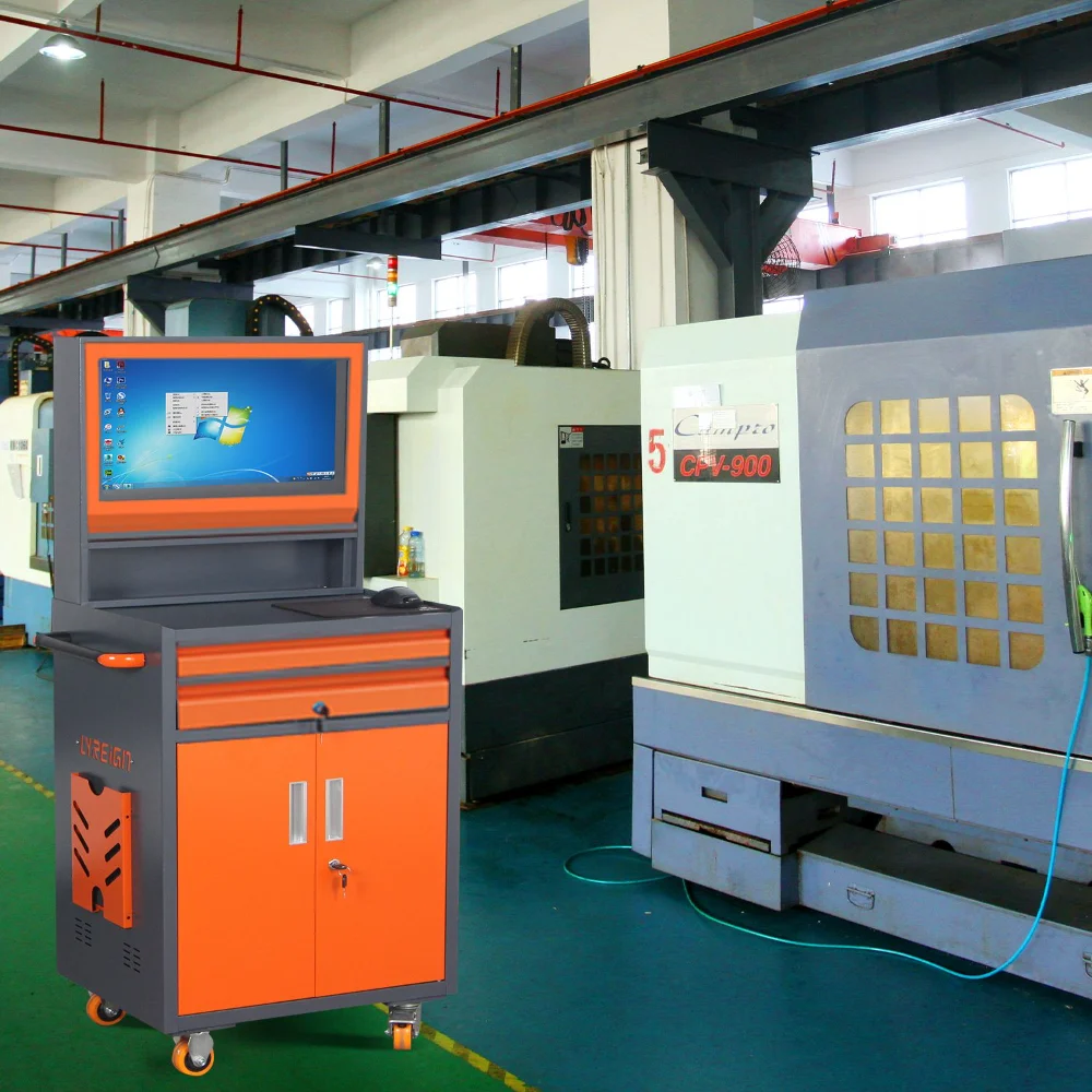Industrial Mobile Security LCD Computer Cabinet Enclosure, Suitable for Up To 27-inch Monitors,Metal Computer Cabinet
Industrial Mobile Security LCD Computer Cabinet Enclosure, Suitable for Up To 27-inch Monitors,Metal Computer Cabinet