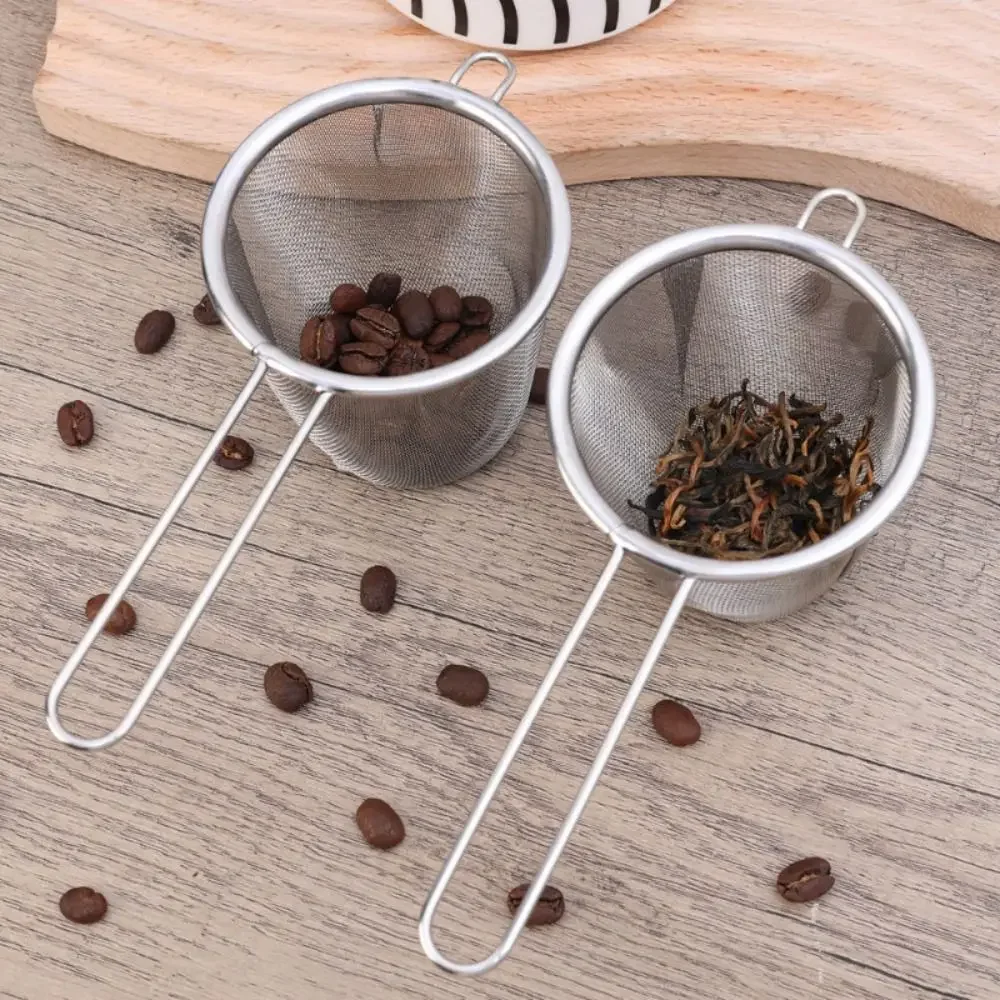 Extra Fine Mesh Stainless Steel Tea Strainer Loose Leaf Tea Diffuser Prevents Burns Filters Spices Kitchen Tool with Hand
Extra Fine Mesh Stainless Steel Tea Strainer Loose Leaf Tea Diffuser Prevents Burns Filters Spices Kitchen Tool with Hand