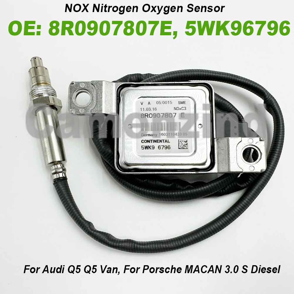 NEW 8R0907807E 5WK96796 Nitrogen Oxide Sensor NOX Sensor Fits For Audi 8RB Q5 SQ5 Quattro 3.0 TDI For Porsche MACAN high quality
NEW 8R0907807E 5WK96796 Nitrogen Oxide Sensor NOX Sensor Fits For Audi 8RB Q5 SQ5 Quattro 3.0 TDI For Porsche MACAN high quality
