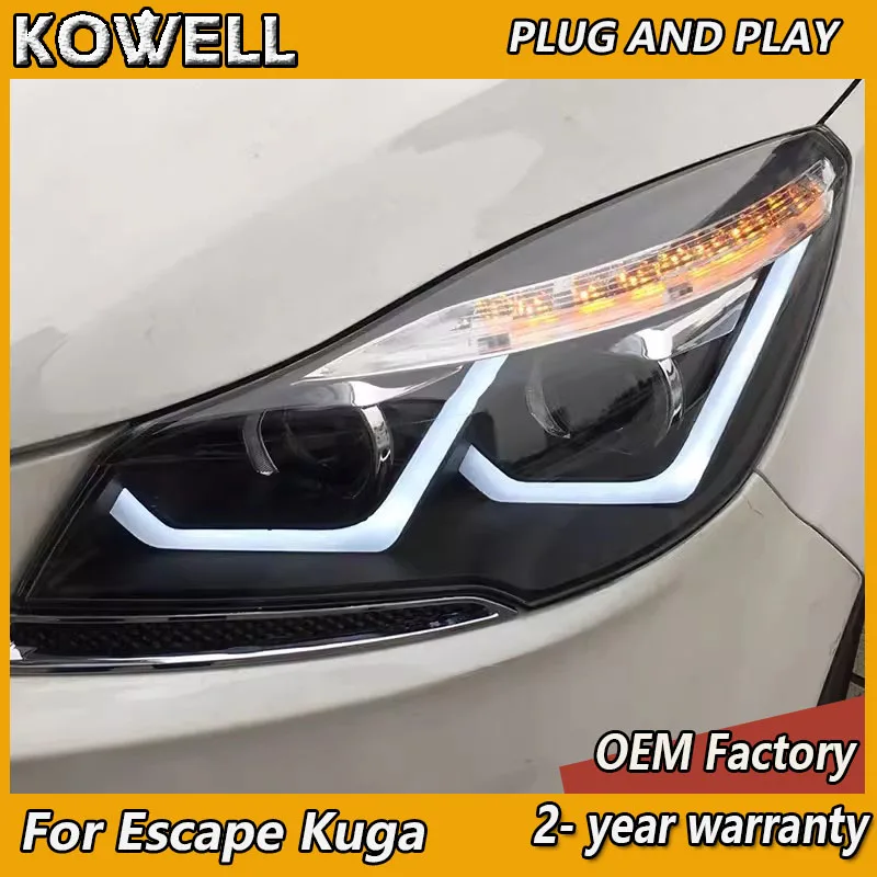 Стайлинг автомобиля для Ford Escape, фара 2014-2016, фара Kuga, DRL, указатель поворота, линза проектора ближнего света
Стайлинг автомобиля для Ford Escape, фара 2014-2016, фара Kuga, DRL, указатель поворота, линза проектора ближнего света