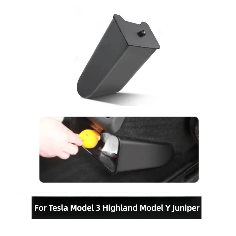 For Tesla Model 3 Highland/Model Y Juniper Rear Seat Trash Can Rear Interior Storage Box Magnetic Garbage Bin Car Accessories
For Tesla Model 3 Highland/Model Y Juniper Rear Seat Trash Can Rear Interior Storage Box Magnetic Garbage Bin Car Accessories
