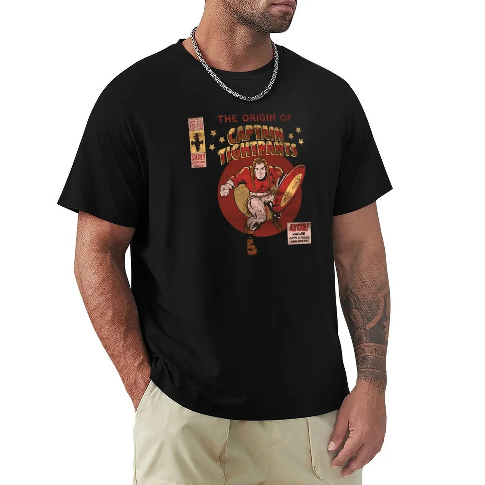 Captain Tightpants T-Shirt Casual Fashion Short Sleeve Cotton T-Shirt
Captain Tightpants T-Shirt Casual Fashion Short Sleeve Cotton T-Shirt