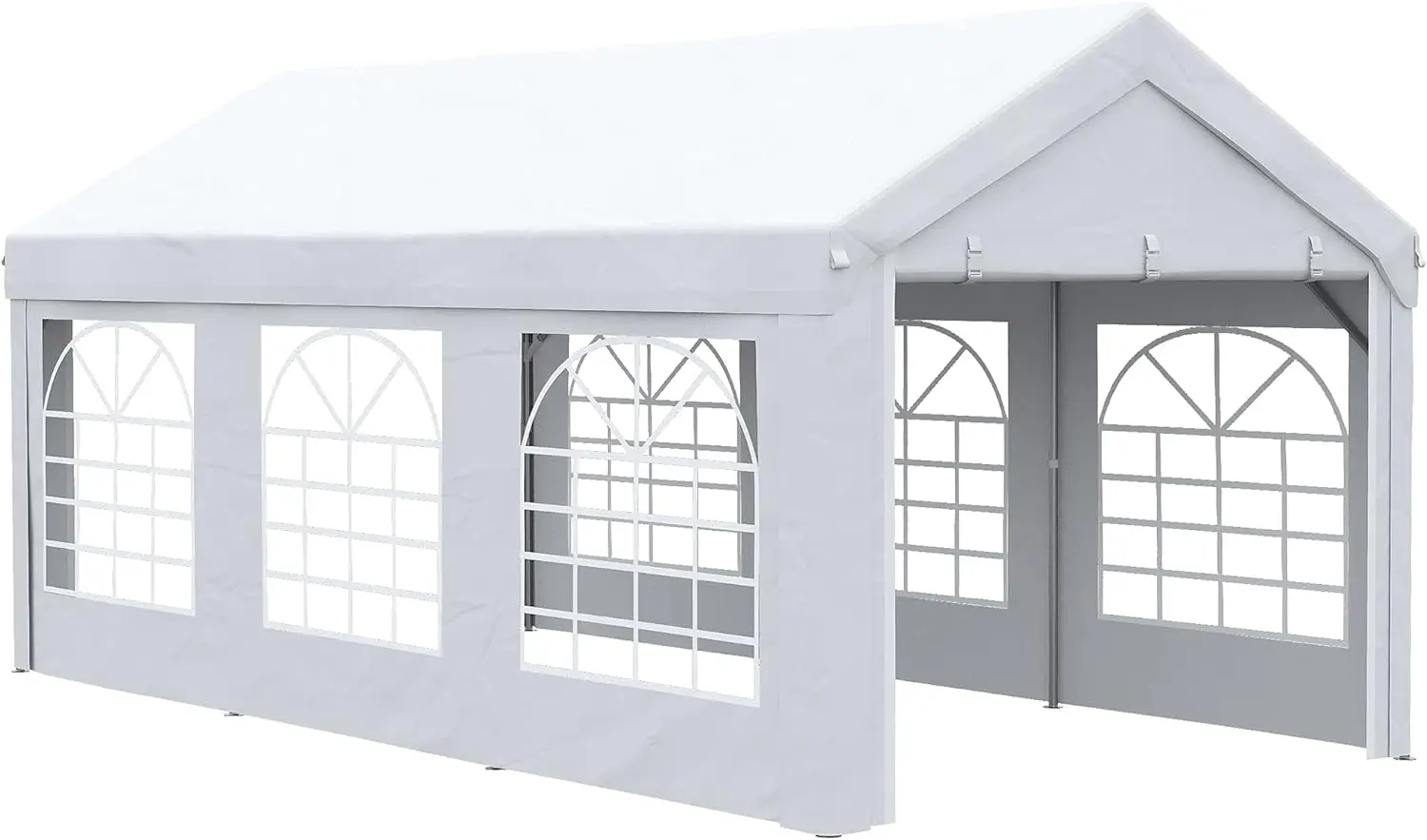 Outsunny 19.7' x 9.7' Heavy Duty Party Tent & Carport with Removable Sidewalls and Double Doors, Large Canopy Tent, Sun Shade 
Outsunny 19.7' x 9.7' Heavy Duty Party Tent & Carport with Removable Sidewalls and Double Doors, Large Canopy Tent, Sun Shade