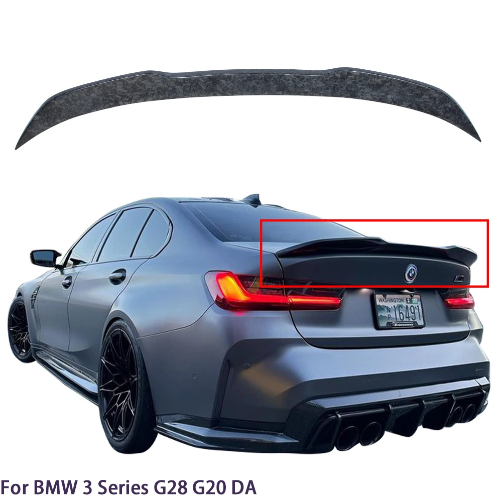 For BMW 3 Series G20 G28&M3 G80 DA Style Forged Carbon Fiber Rear Spoiler Trunk Wing 2018-2025
For BMW 3 Series G20 G28&M3 G80 DA Style Forged Carbon Fiber Rear Spoiler Trunk Wing 2018-2025