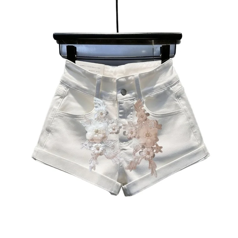 White Summer Thin New High-waisted Small Elastic Babes Pants Temperament Commuting Hot Pants Pure Color Shorts Denim Slim Shorts
White Summer Thin New High-waisted Small Elastic Babes Pants Temperament Commuting Hot Pants Pure Color Shorts Denim Slim Shorts