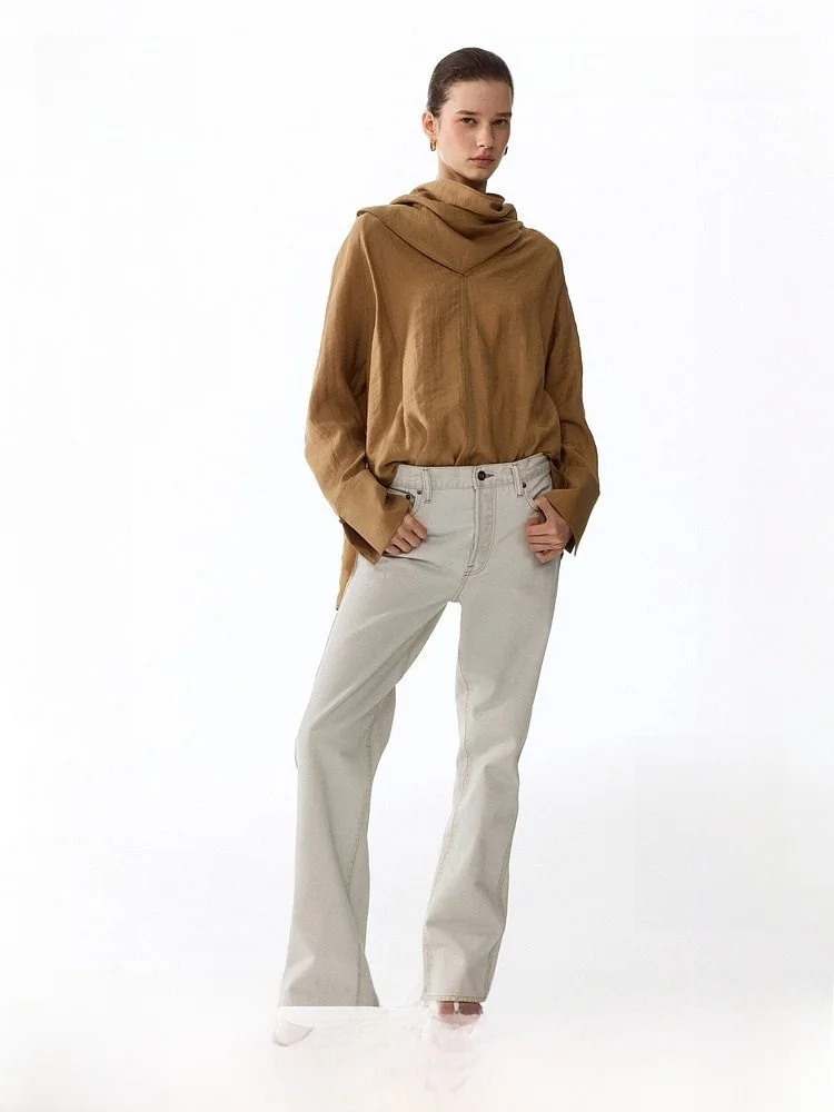 H&M Women's Casual Fashion Shirt Summer 2026 Scarf Collar Loose Fit Long Sleeve Button Detail Nylon Lyocell Blend Neck Swinging
H&M Women's Casual Fashion Shirt Summer 2026 Scarf Collar Loose Fit Long Sleeve Button Detail Nylon Lyocell Blend Neck Swinging