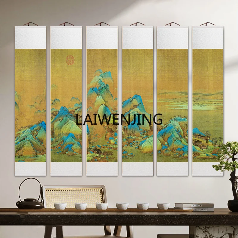 SGF Thousand Miles of Jiangshan Map Scroll Hanging Painting New Chinese Entrance Decorative Painting
SGF Thousand Miles of Jiangshan Map Scroll Hanging Painting New Chinese Entrance Decorative Painting
