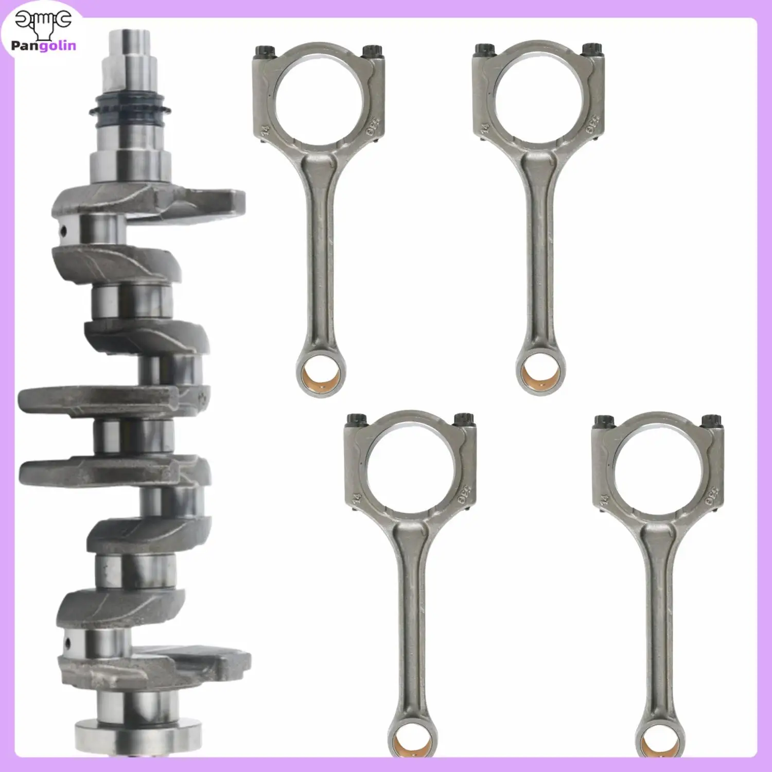 Коленчатый вал двигателя G4NA и шатун для Hyundai Kia Forte Optima Soul 2.0L 23510-2E001 2012–2020 гг. 623V6-2EH00 231102E501
Коленчатый вал двигателя G4NA и шатун для Hyundai Kia Forte Optima Soul 2.0L 23510-2E001 2012–2020 гг. 623V6-2EH00 231102E501