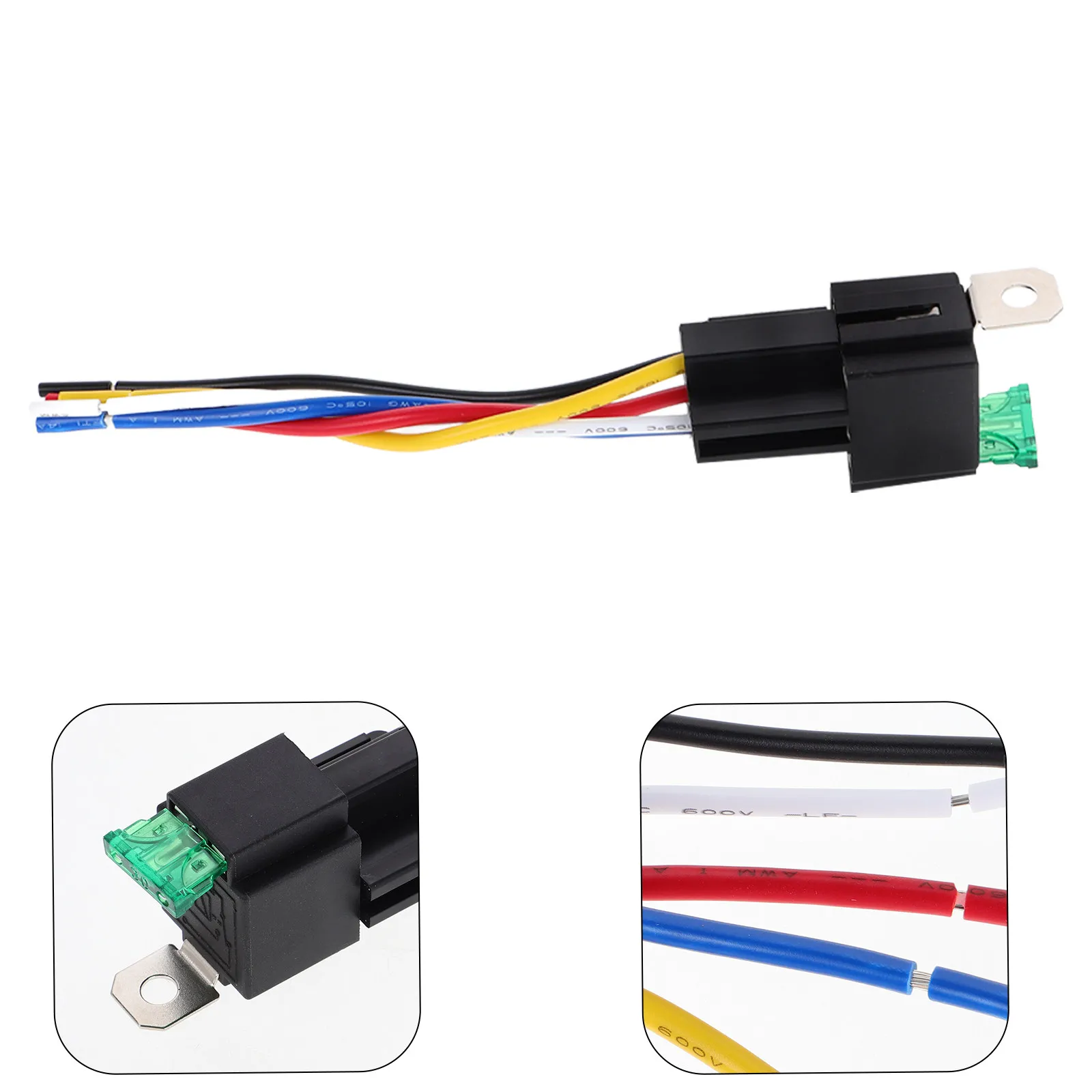 Fused Automotive Relay 30A Builtin Fuse Normally Open Socket Base Control Car Ignition Air Conditioning Blower Motor Relay
Fused Automotive Relay 30A Builtin Fuse Normally Open Socket Base Control Car Ignition Air Conditioning Blower Motor Relay