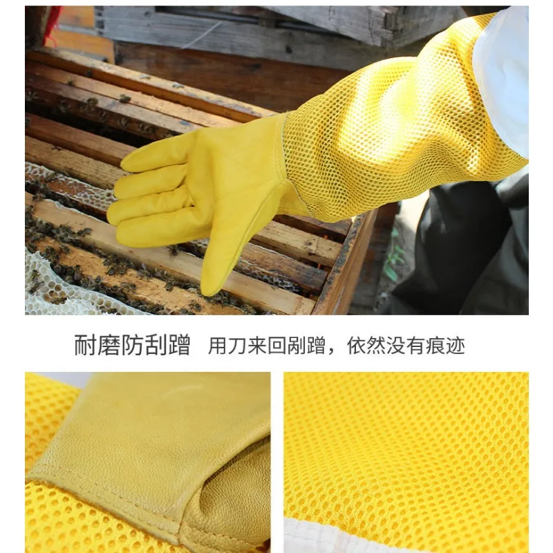 Bee keeping, sheepskin gloves, thickened canvas, anti-bee gloves, special beekeeping anti-sting, breathable beekeeping anti-bee
Bee keeping, sheepskin gloves, thickened canvas, anti-bee gloves, special beekeeping anti-sting, breathable beekeeping anti-bee