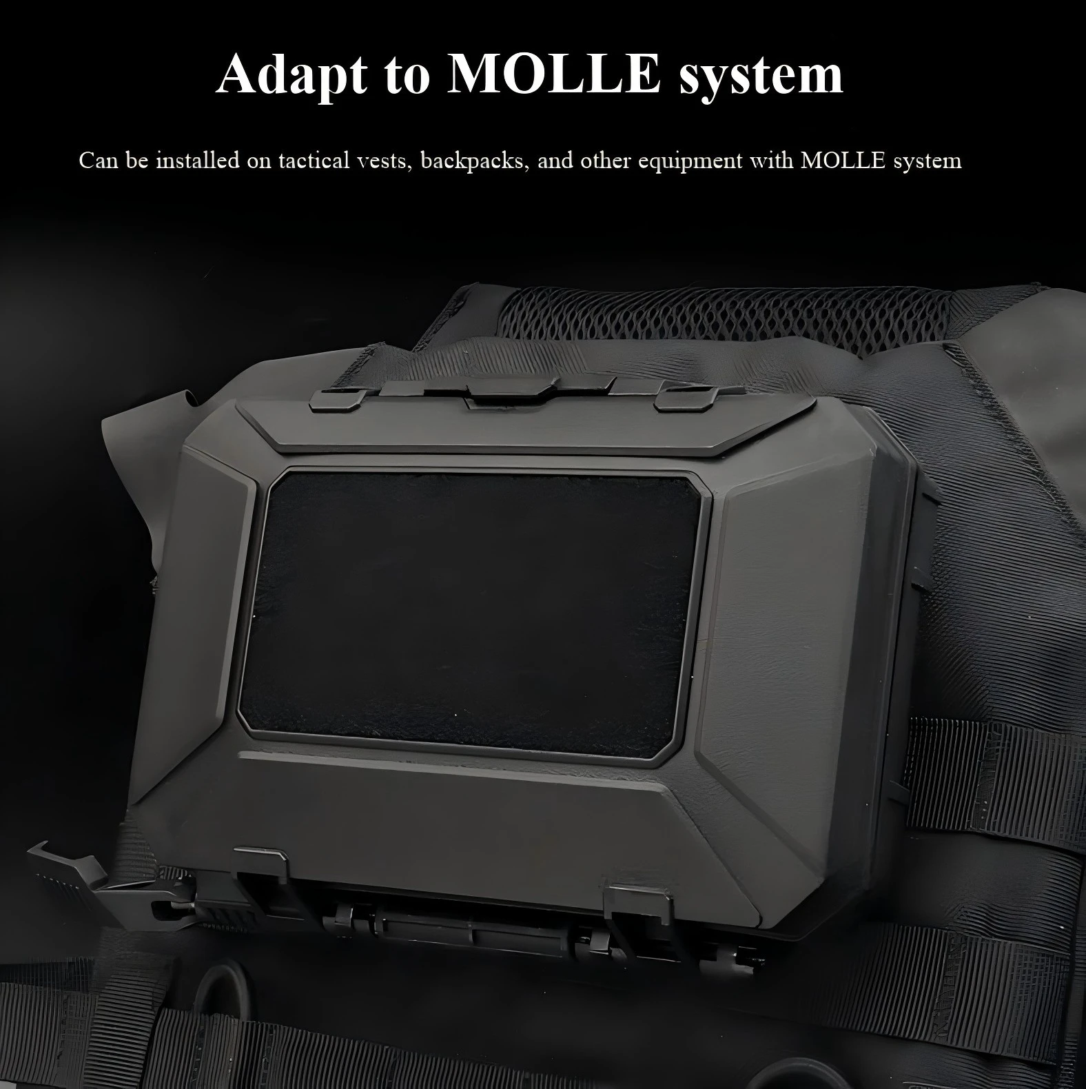 Navy SEAL real-time work console tactical equipment box vest MOLLE system mobile phone protection box
Navy SEAL real-time work console tactical equipment box vest MOLLE system mobile phone protection box