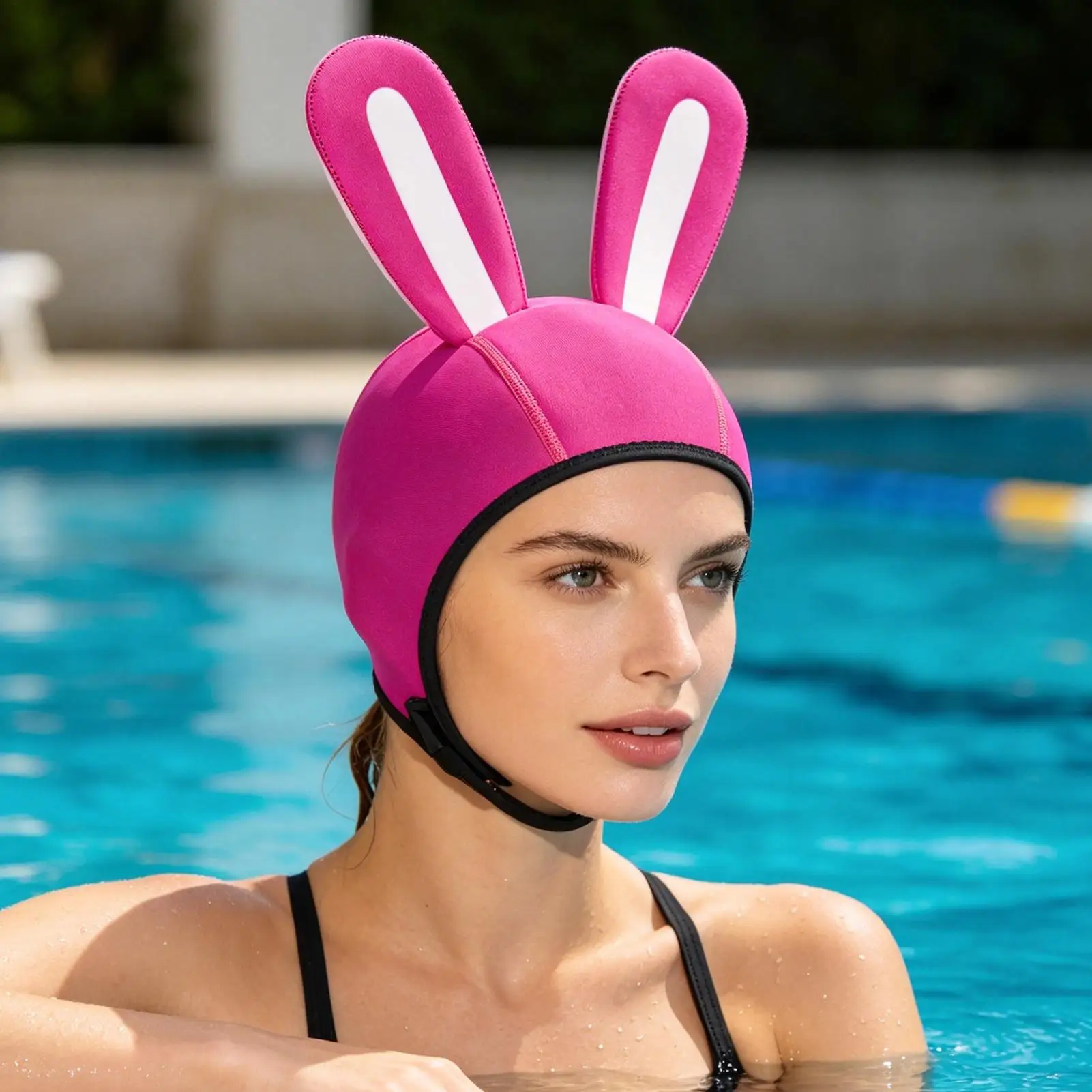Neoprene Hood Swim Gear With Bunny Ears Wetsuit Surf Hood For Kayaking Snorkeling Swimming Sailing Surfing Canoeing Water Sports
Neoprene Hood Swim Gear With Bunny Ears Wetsuit Surf Hood For Kayaking Snorkeling Swimming Sailing Surfing Canoeing Water Sports