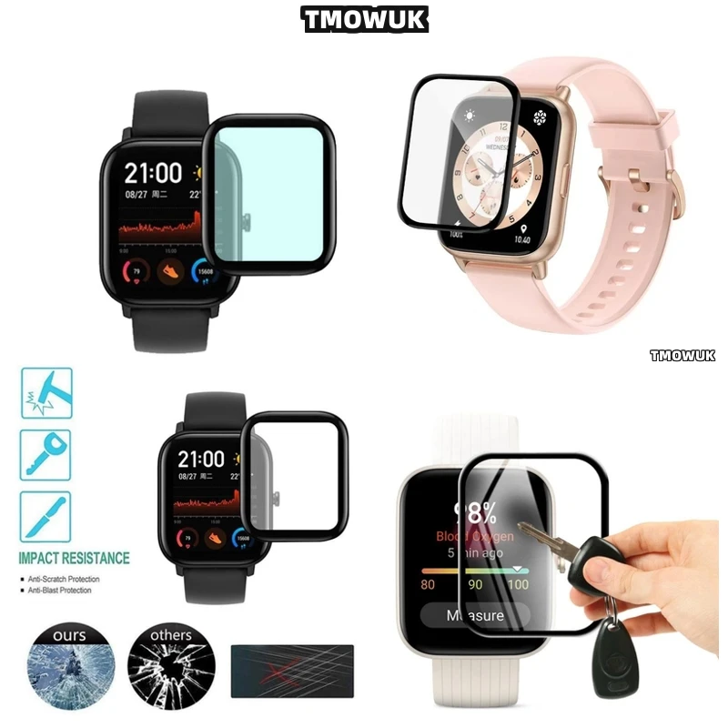 For Amazfit BIP 3 5 6 U Pro Active Unity GTS 2E 2 3 4 MINI, Indispensable Full Coverage Screen Film With 3D Curved Protection
For Amazfit BIP 3 5 6 U Pro Active Unity GTS 2E 2 3 4 MINI, Indispensable Full Coverage Screen Film With 3D Curved Protection