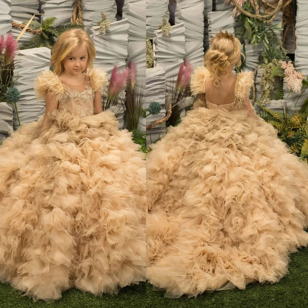 Super Luxurious Flower Girl Dress Princess Puffy Fluffy Little Baby Girls Birthday Gift Wedding Dresses Party Evening Dress
Super Luxurious Flower Girl Dress Princess Puffy Fluffy Little Baby Girls Birthday Gift Wedding Dresses Party Evening Dress
