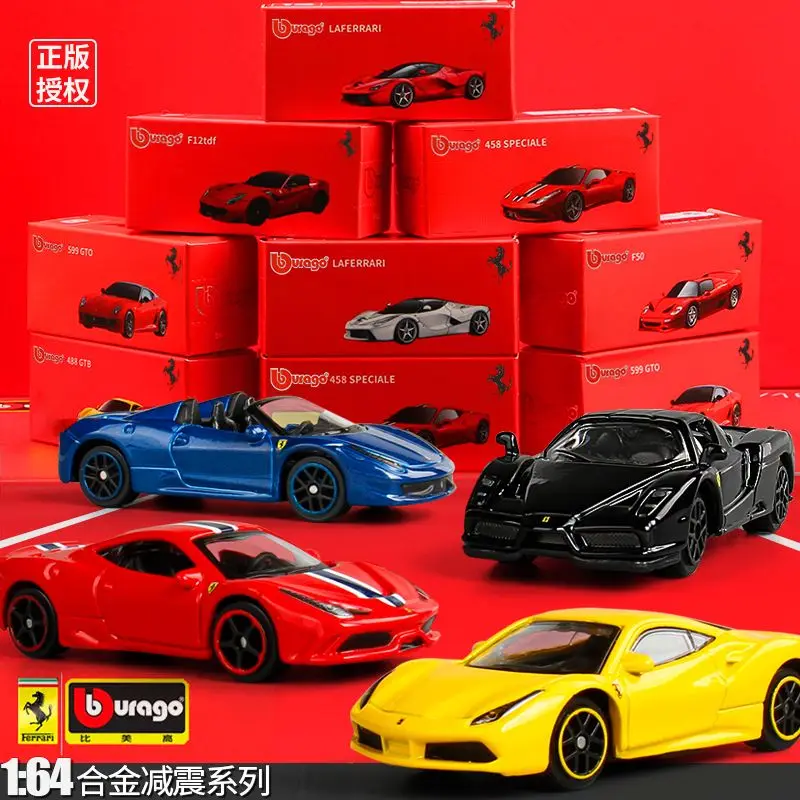 Bburago 1/64 Scale Ferrari Diecast Car Model Simulation Metal Sports Car Toy Collectible Desktop Display Gift For Car Lovers
Bburago 1/64 Scale Ferrari Diecast Car Model Simulation Metal Sports Car Toy Collectible Desktop Display Gift For Car Lovers
