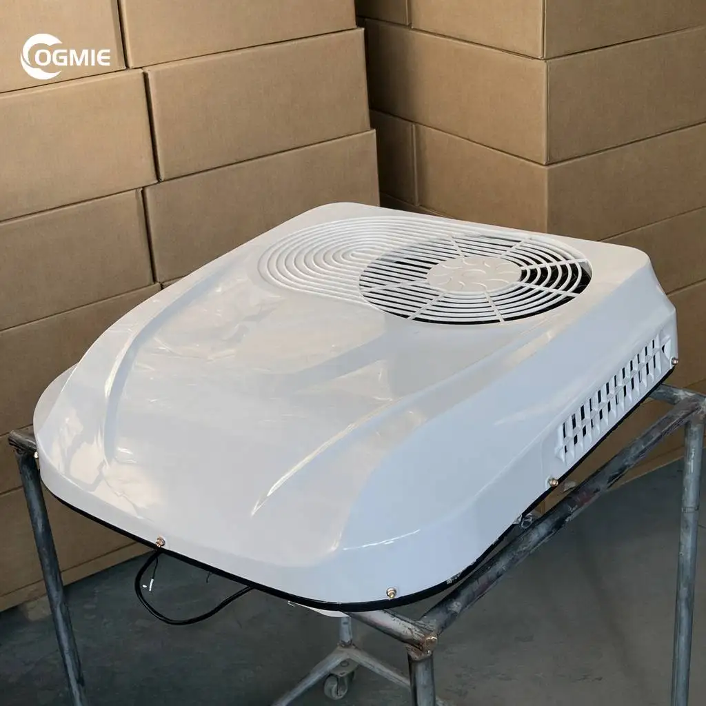 OGMIE Rooftop 12V 24V D350S-B Model 1800W Cooling Capacity 40dB Quiet Air Conditioner for Car Trailers Camping Vans Trucks
OGMIE Rooftop 12V 24V D350S-B Model 1800W Cooling Capacity 40dB Quiet Air Conditioner for Car Trailers Camping Vans Trucks