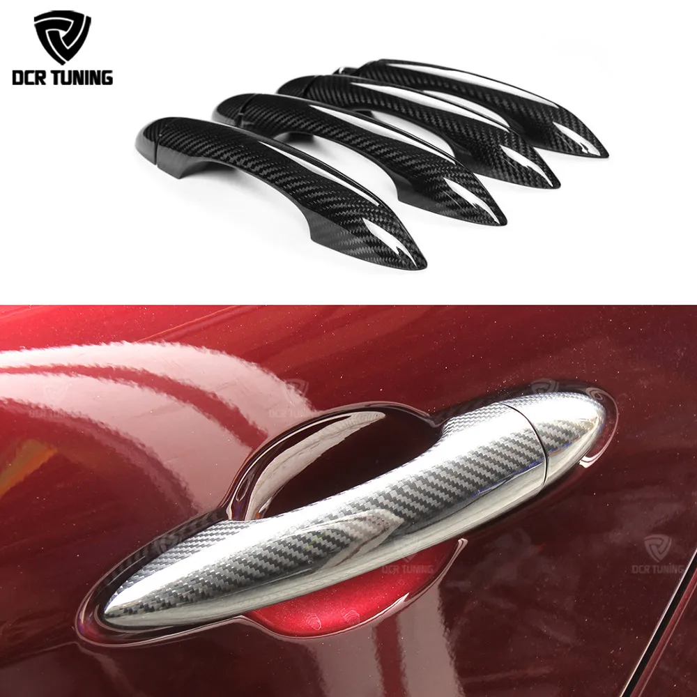 For Alfa Romeo Giulia Real Dry Carbon Fiber Door Handle Cover Trim Cover Auto Cars accessories 2015 - 2022
For Alfa Romeo Giulia Real Dry Carbon Fiber Door Handle Cover Trim Cover Auto Cars accessories 2015 - 2022
