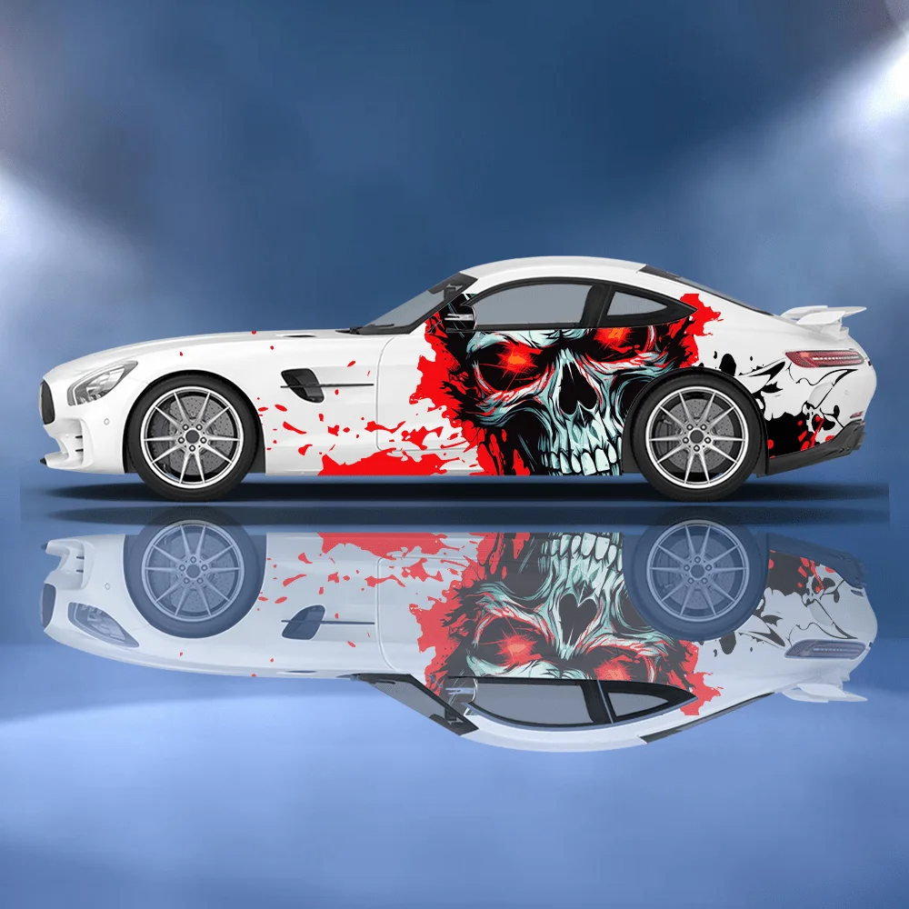 Colorful Flame Skull Car Vinyl Wraps Decal Self-adhesive PVC Sticker Suitable for Trucks SUV Decoration Auto Accessories Gift
Colorful Flame Skull Car Vinyl Wraps Decal Self-adhesive PVC Sticker Suitable for Trucks SUV Decoration Auto Accessories Gift