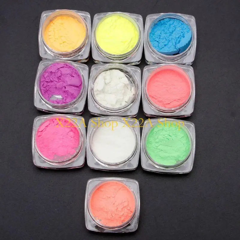 Unique Fashion Luminous Powder 10 Colors Epoxy Resin UV Dye Pigment for DIY Jewelry Making Arts Crafts Decoration
Unique Fashion Luminous Powder 10 Colors Epoxy Resin UV Dye Pigment for DIY Jewelry Making Arts Crafts Decoration