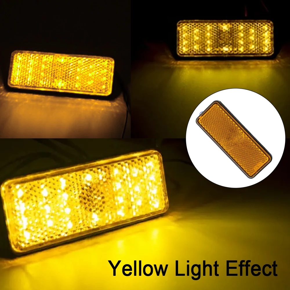 2pcs Yellow/White LED Side Marker Lights Turn Signal Light Warning Reverse Lamp Car LED Side Marker Lamp Yellow/White Light
2pcs Yellow/White LED Side Marker Lights Turn Signal Light Warning Reverse Lamp Car LED Side Marker Lamp Yellow/White Light