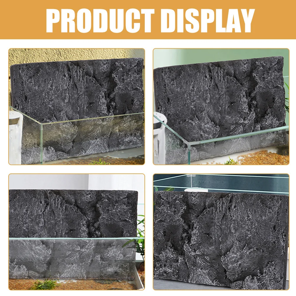 2Pcs Aquarium Background Rock Texture High Simulation 3D Fish Tank Reptile Terrarium Decoration Board 3D Aquarium Background
2Pcs Aquarium Background Rock Texture High Simulation 3D Fish Tank Reptile Terrarium Decoration Board 3D Aquarium Background