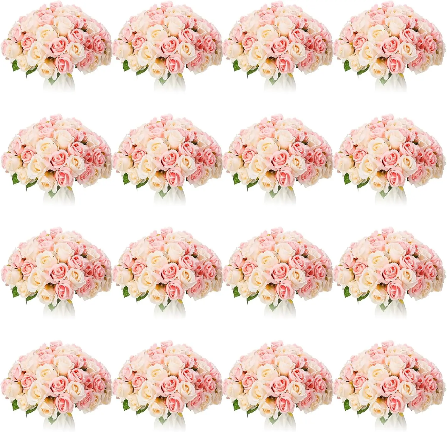 240 Pcs Artificial Rose Flowers Bouquet Silk Realistic Bulk Centerpieces DIY Bride Fake Rose for Home Wedding Party Decorations
240 Pcs Artificial Rose Flowers Bouquet Silk Realistic Bulk Centerpieces DIY Bride Fake Rose for Home Wedding Party Decorations