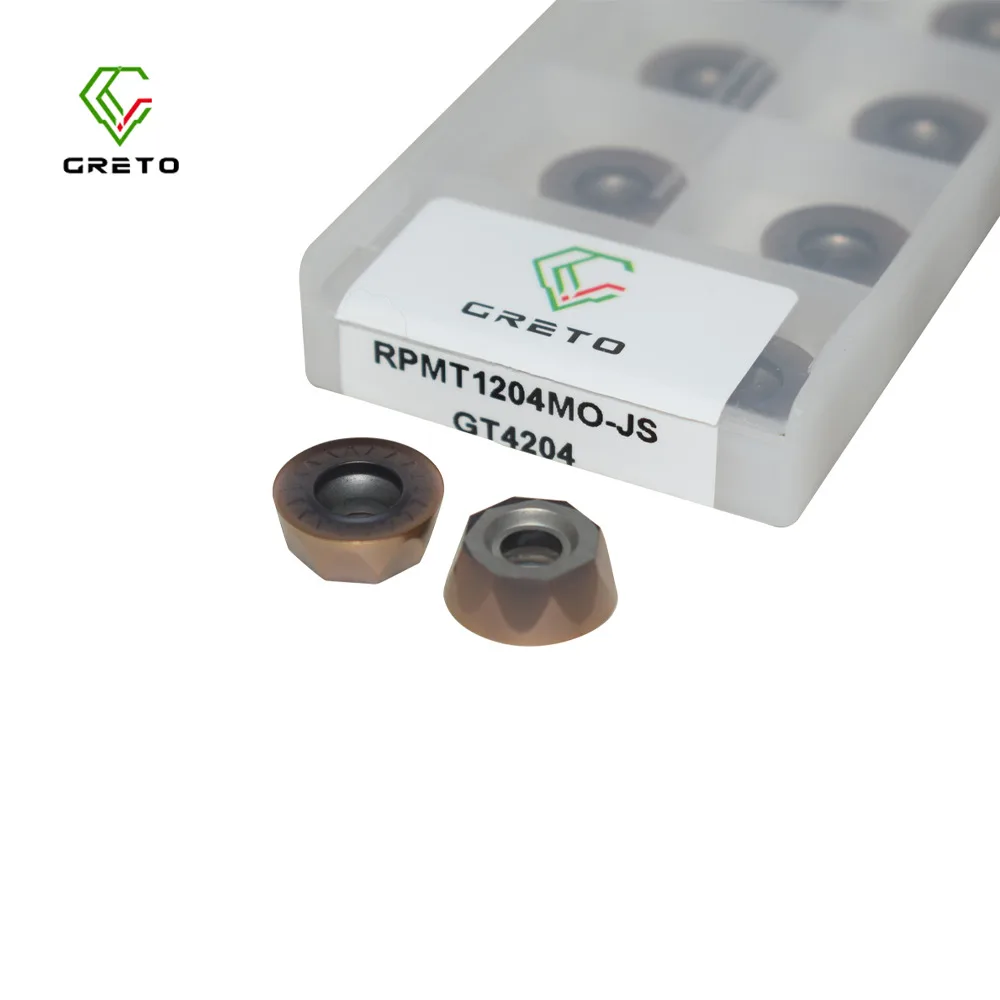 GRETO RPMT1204MO-JS GT4202 GT4204 GT4204 Cnc Inserts Metal Milling Tools Carbide Tip RPMT 1204 MO-JS RPMT1204 Milling Inserts
GRETO RPMT1204MO-JS GT4202 GT4204 GT4204 Cnc Inserts Metal Milling Tools Carbide Tip RPMT 1204 MO-JS RPMT1204 Milling Inserts