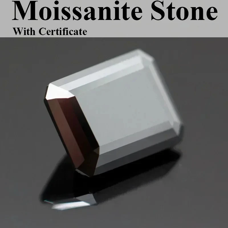 Moissanite Stone Emerald Cut Natural Black Color Charms Gemstone DIY Ring Necklace Earrings Main Materials with Certificate
Moissanite Stone Emerald Cut Natural Black Color Charms Gemstone DIY Ring Necklace Earrings Main Materials with Certificate
