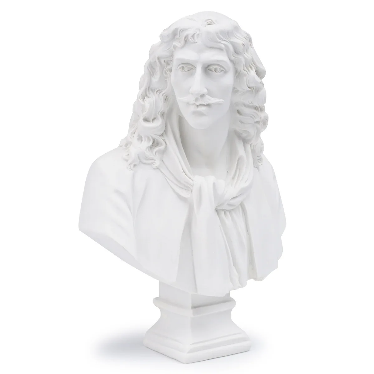 Resin plaster statue Art sketching practice Home decoration ornaments Portrait of Molière
Resin plaster statue Art sketching practice Home decoration ornaments Portrait of Molière