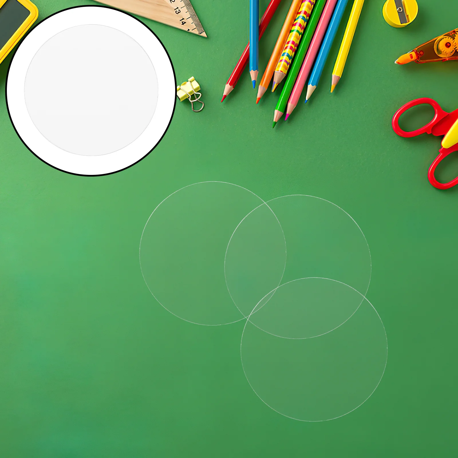 30Pcs Round Acrylic Discs Clear Craft Blanks Transparent DIY Ornaments for Holiday Decor Cake Decorating Tabletop Art Projects
30Pcs Round Acrylic Discs Clear Craft Blanks Transparent DIY Ornaments for Holiday Decor Cake Decorating Tabletop Art Projects