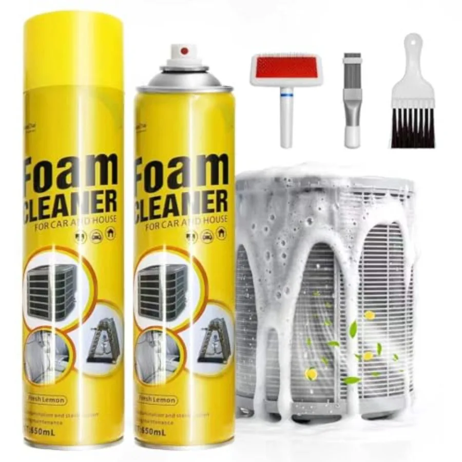YIYAO Foam Blaster AC Coil Cleaner for AC Unit Kit, Include 3-Piece Set of Air Conditioner Condenser Fin Cleaning Brush Coil Cl
YIYAO Foam Blaster AC Coil Cleaner for AC Unit Kit, Include 3-Piece Set of Air Conditioner Condenser Fin Cleaning Brush Coil Cl