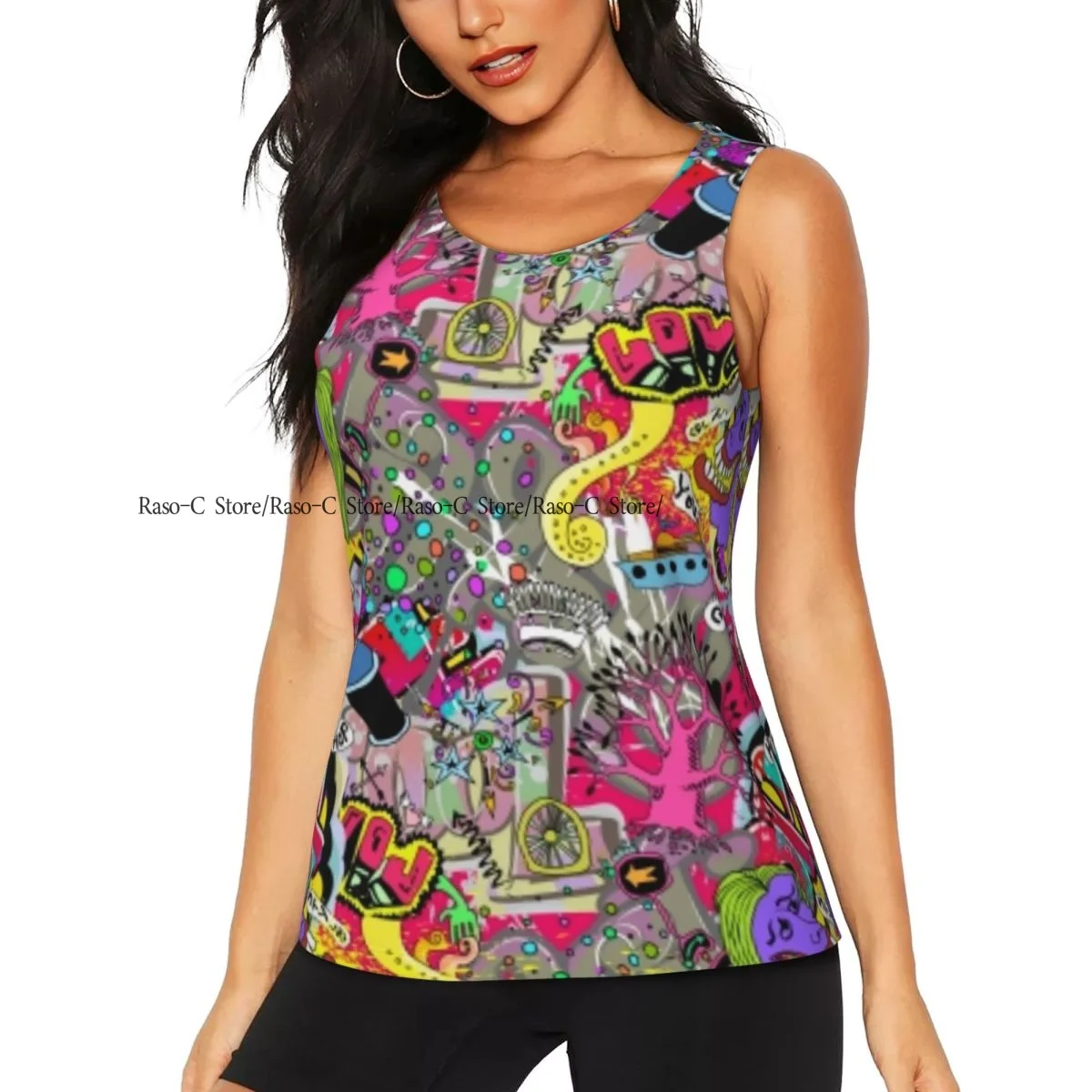Women Sexy Vest Contemporary Style Hip Hop Grunge Culture Skull Sleeveless Round Neck Tank Tops Female Casual Basic Camisole
Women Sexy Vest Contemporary Style Hip Hop Grunge Culture Skull Sleeveless Round Neck Tank Tops Female Casual Basic Camisole