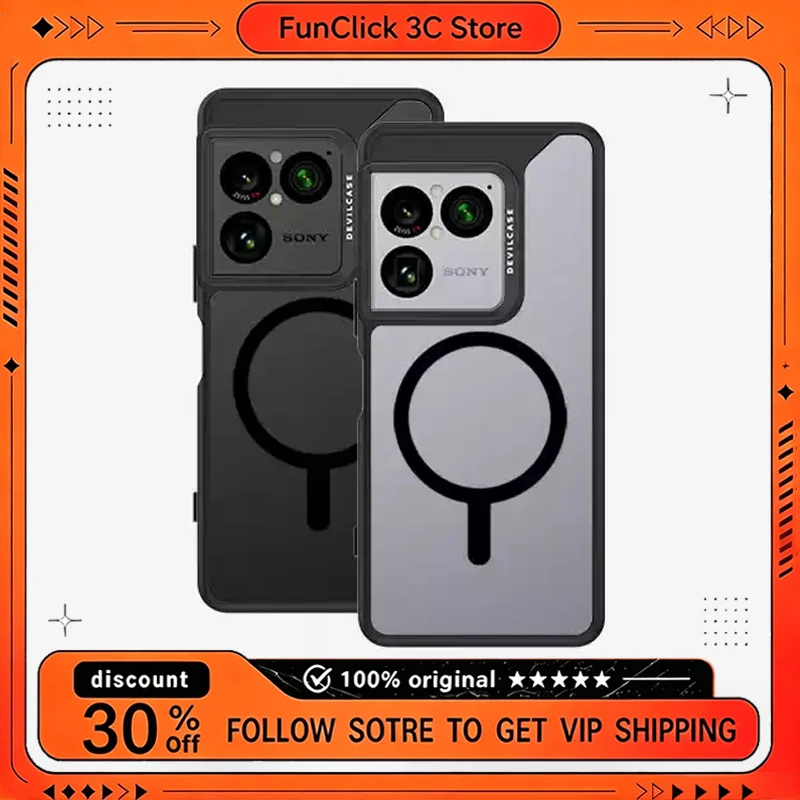 DEVILCASE Magnetic Case for Sony Xperia 1 VIII Wireless Harging Back Cover Anti Drop All Inclusive Case for SONY XPERIA 1 VIII
DEVILCASE Magnetic Case for Sony Xperia 1 VIII Wireless Harging Back Cover Anti Drop All Inclusive Case for SONY XPERIA 1 VIII