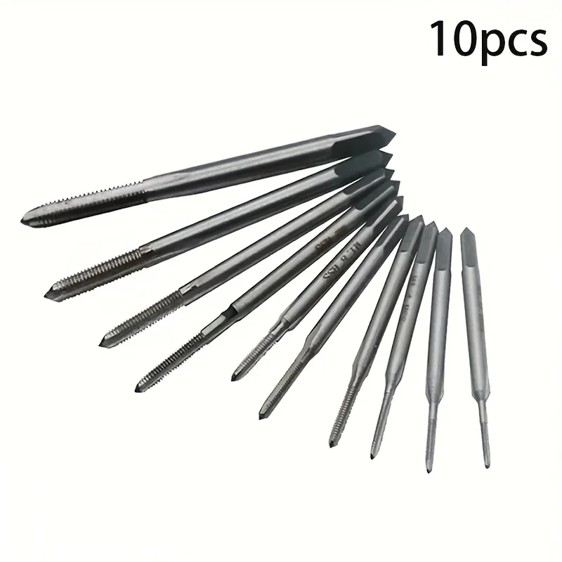 Набор микрометей из высокоскоростной стали, 10 шт., небольшой ручной инструмент для нарезки резьбы для прецизионного сверления и нарезки резьбы, мини-комбинированный набор
Набор микрометей из высокоскоростной стали, 10 шт., небольшой ручной инструмент для нарезки резьбы для прецизионного сверления и нарезки резьбы, мини-комбинированный набор