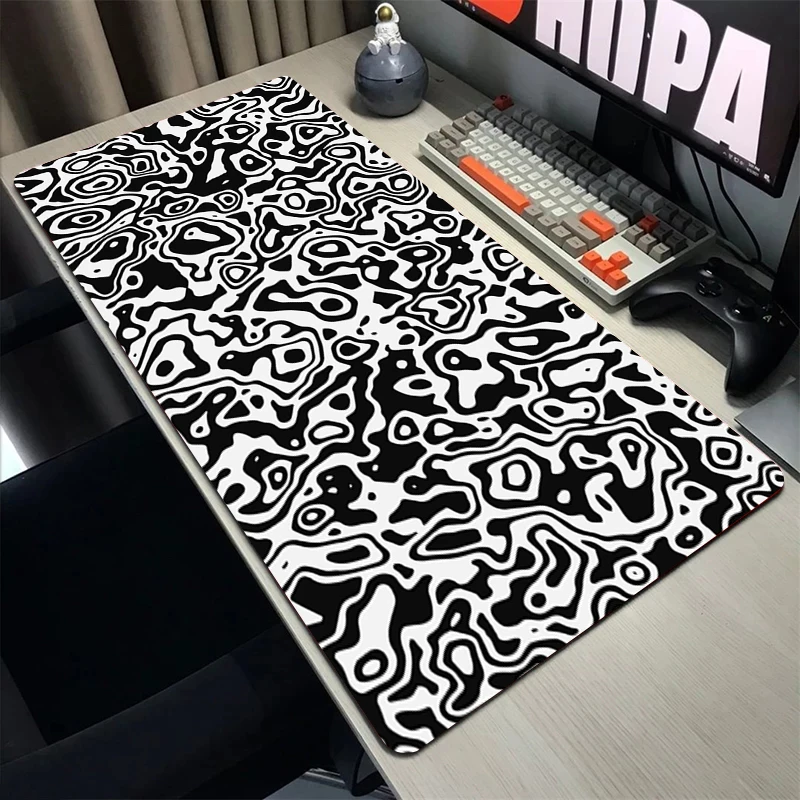 Abstract Art Large Black And White Mouse Pad 100x50cm Computer Mousepad Company Gaming Rubber Keyboard Mat Office Desk Mats
Abstract Art Large Black And White Mouse Pad 100x50cm Computer Mousepad Company Gaming Rubber Keyboard Mat Office Desk Mats