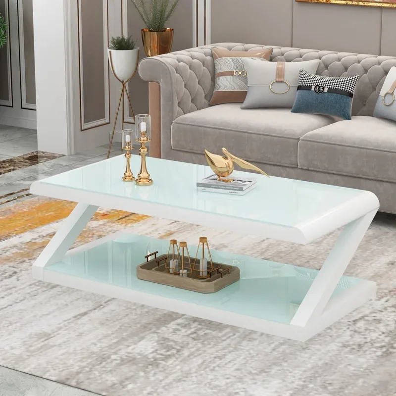 -Nordic coffee table living room home TV cabinet combination of modern simple creative light luxury glass coffee table
-Nordic coffee table living room home TV cabinet combination of modern simple creative light luxury glass coffee table