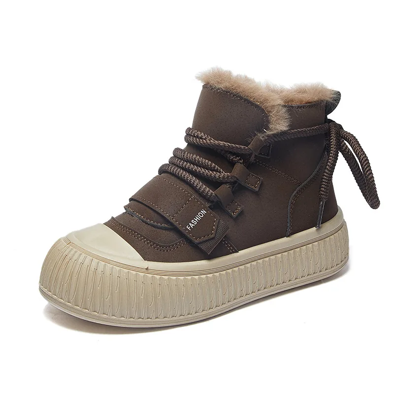 Women's Winter Platform Snow Boots High Top Comfortable Warm Casual Cotton Shoes Plush Outdoor Korean Style Ankle Boots
Women's Winter Platform Snow Boots High Top Comfortable Warm Casual Cotton Shoes Plush Outdoor Korean Style Ankle Boots