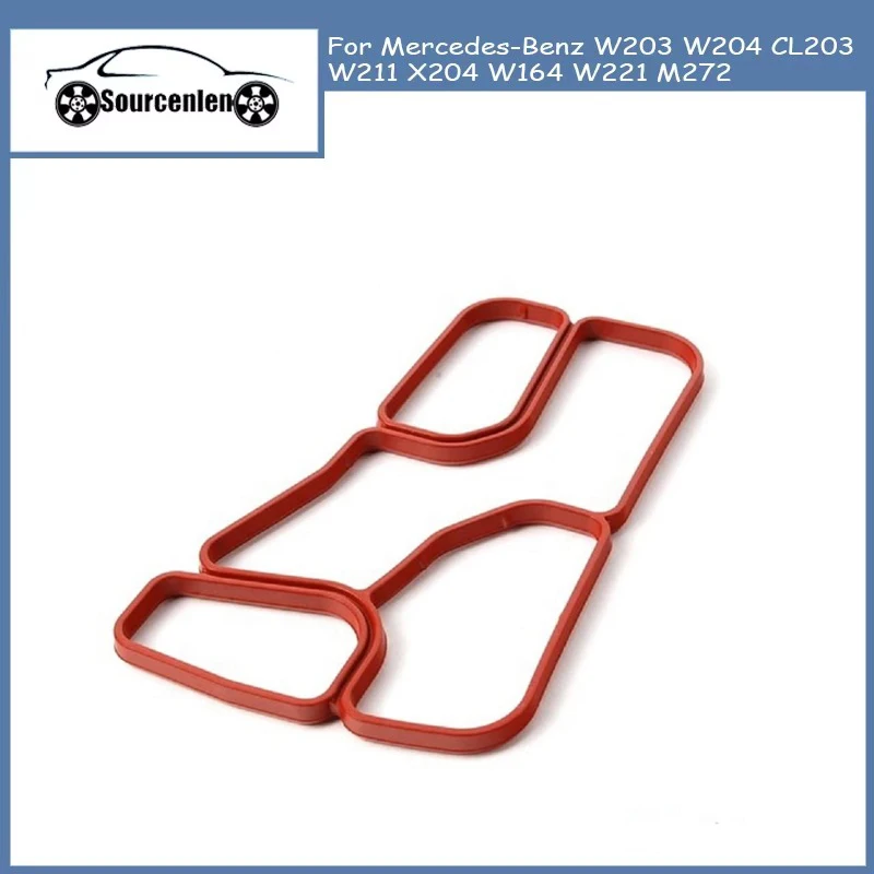 Engine Oil Cooler Gasket Seals For Mercedes-Benz W203 W204 CL203 W211 X204 W164 W221 M272 Car Accessories 2721840080 2721840280
Engine Oil Cooler Gasket Seals For Mercedes-Benz W203 W204 CL203 W211 X204 W164 W221 M272 Car Accessories 2721840080 2721840280