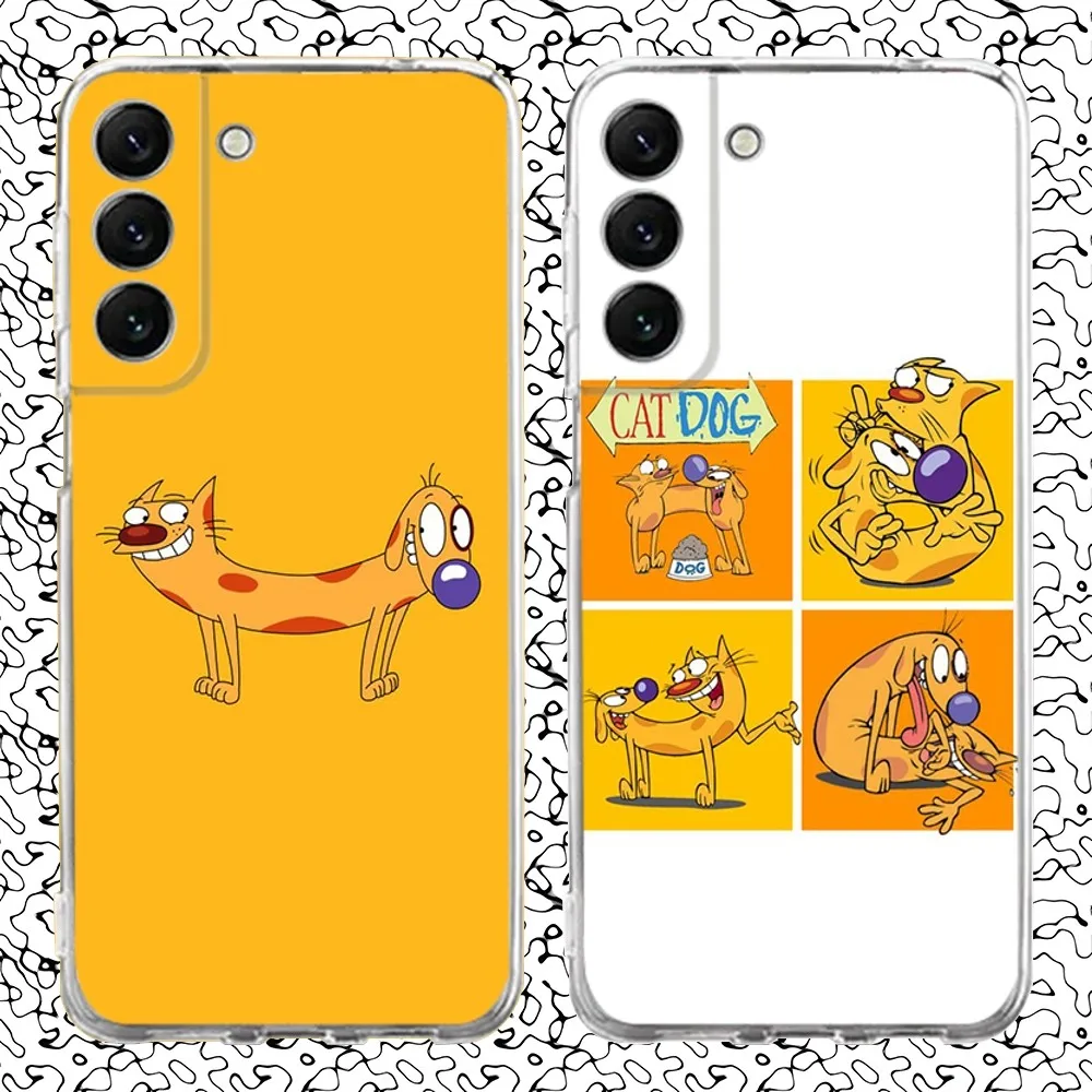 Cartoon C-catdogs Cute Phone Case Silicone For Samsung S30,S23,21,22,20 Ultra,S20 FE lite,S10,9,PIus Note20ultra Cover Clear
Cartoon C-catdogs Cute Phone Case Silicone For Samsung S30,S23,21,22,20 Ultra,S20 FE lite,S10,9,PIus Note20ultra Cover Clear