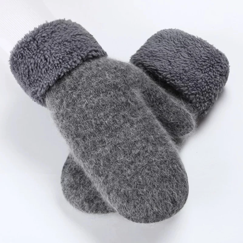 Female Winter Warm Knitted Plush Full Finger Gloves Solid Korean Version Women Imitation Rabbit Fur Thick Warm Soft Mittens
Female Winter Warm Knitted Plush Full Finger Gloves Solid Korean Version Women Imitation Rabbit Fur Thick Warm Soft Mittens